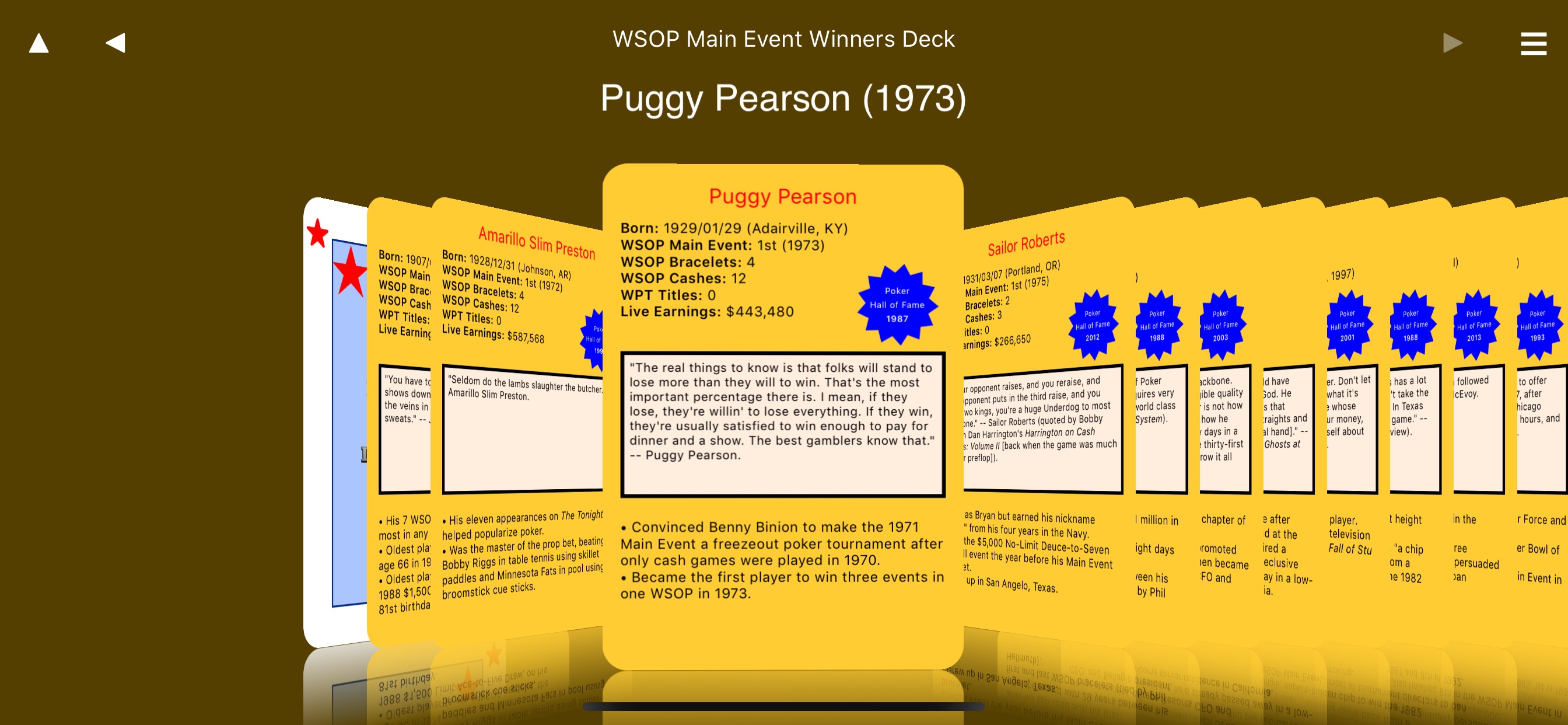 Player Card Back